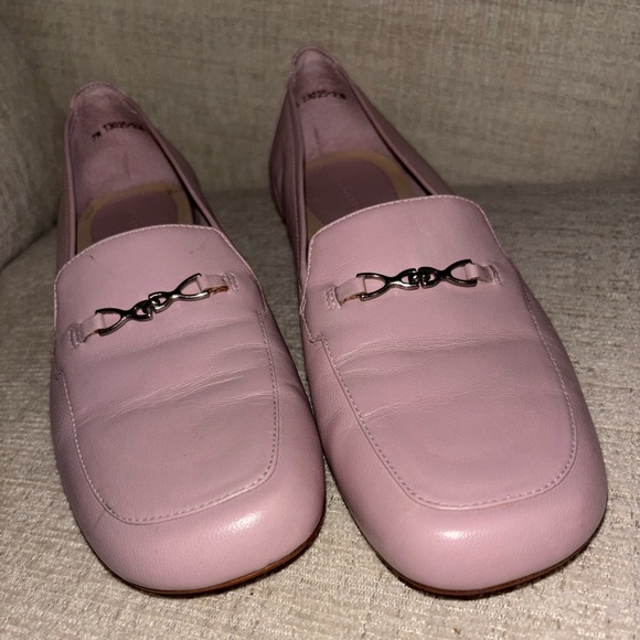 Trotters Femi Blush Pink Leather Loafers Size 7 Coquette Grandma Spring Easter - Picture 15 of 15